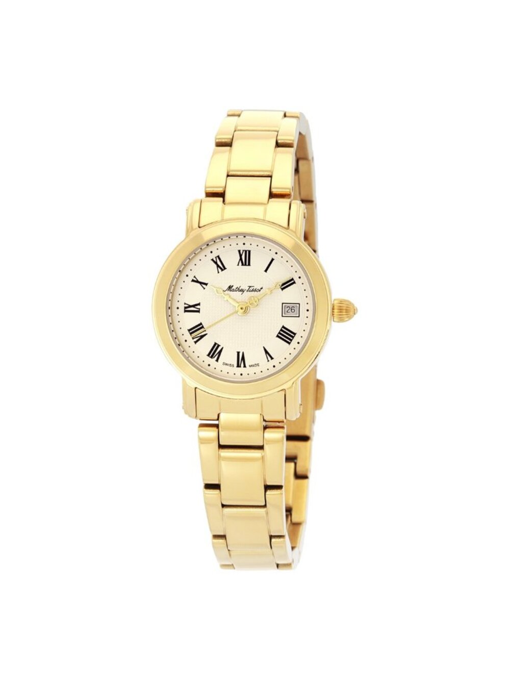 NWT Mathey-Tissot City White Dial Ladies Watch